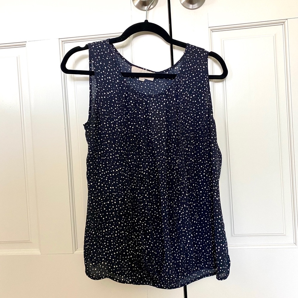Loft sleeveless blouse